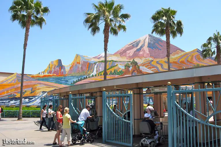 Ceramic Mural at entrance to Disney's California Adventure