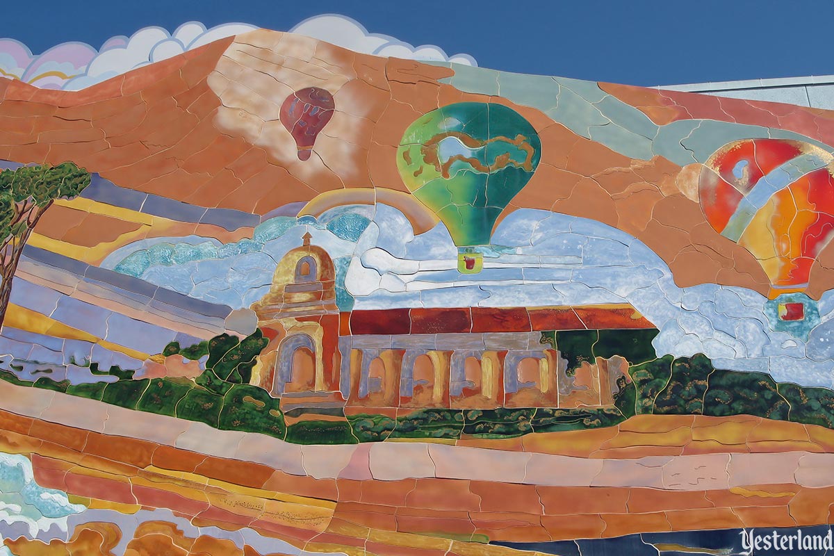California Mural at entrance to Disney's California Adventure