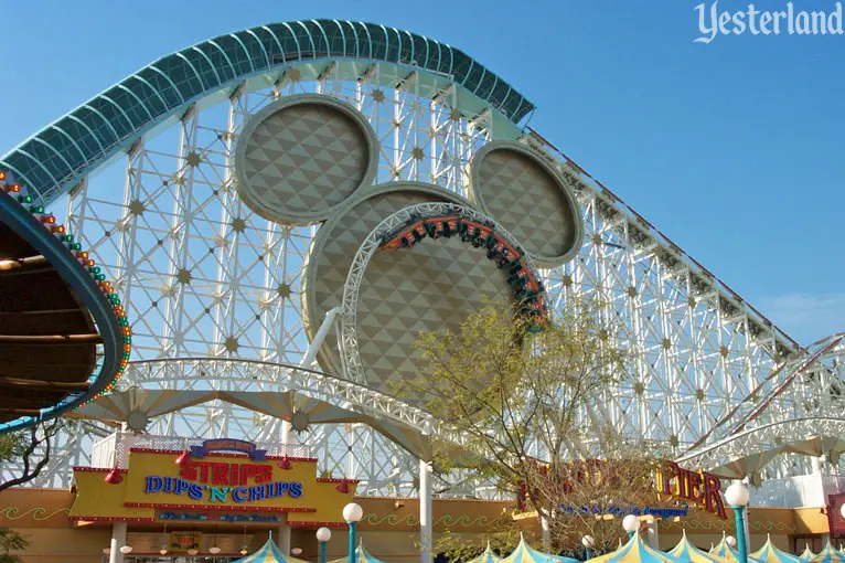 The Mickey Head on California Screamin’ at Disney's California Adventure