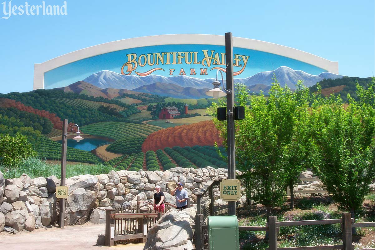 Bountiful Valley Farm Mural at Disney California Adventure