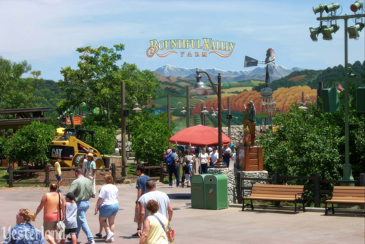 Bountiful Valley Farm Mural at Disney California Adventure