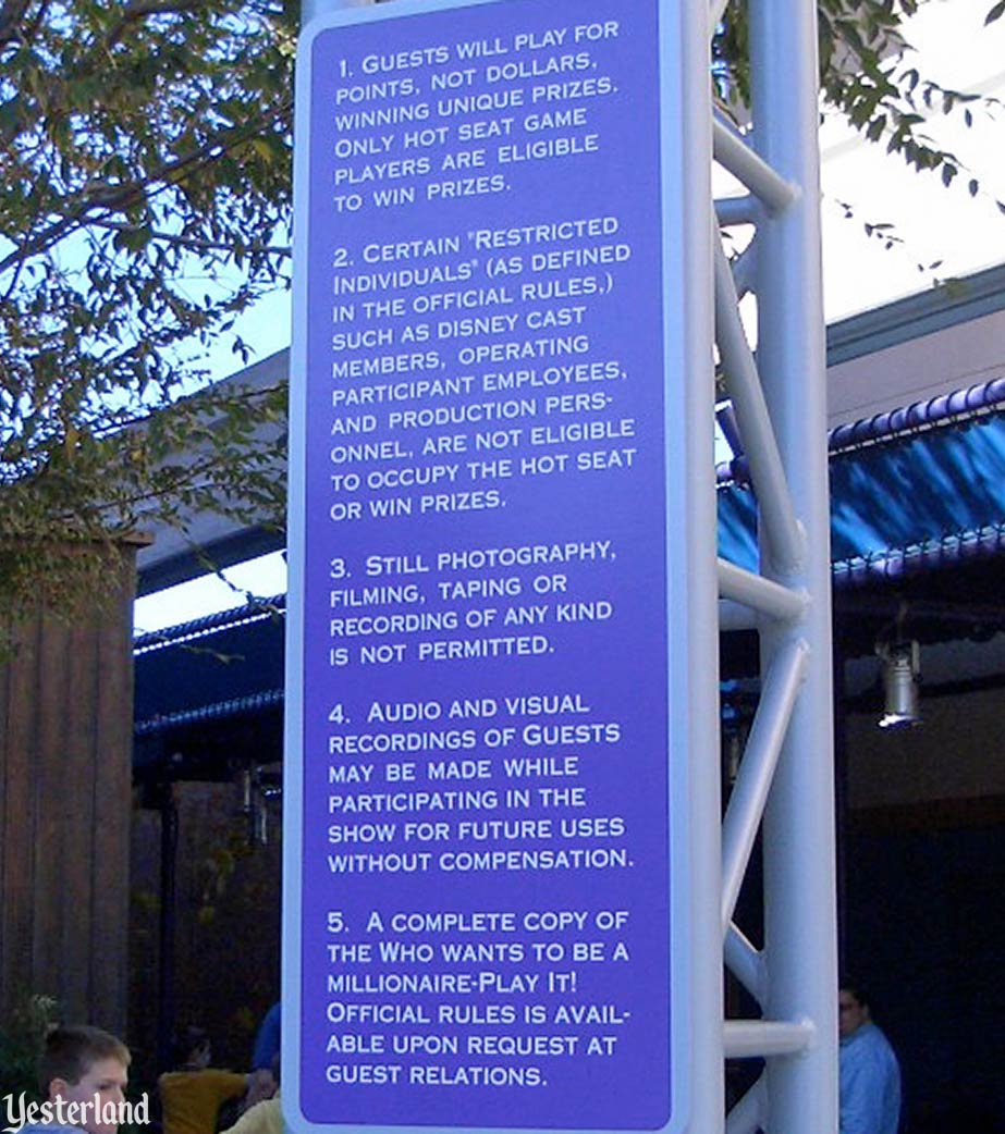 Who Wants to Be a Millionaire - Play It! at Disney's California Adventure