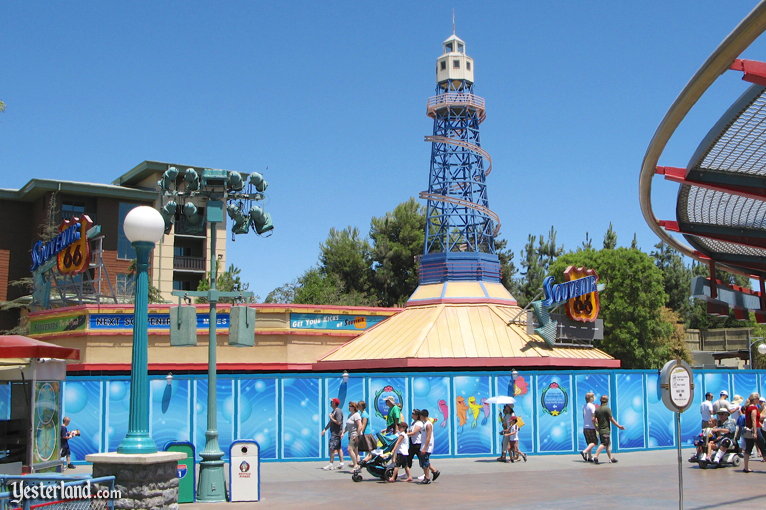 construction wall at Disney's California Adventure