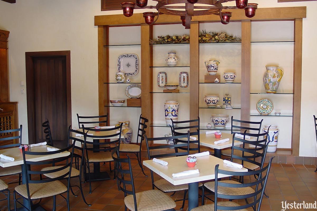 Wine Country Trattoria at Disney’s California Adevnture, 2001