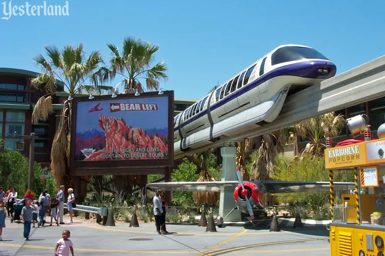 Condor Flats billboard, aircraft, and Monorail