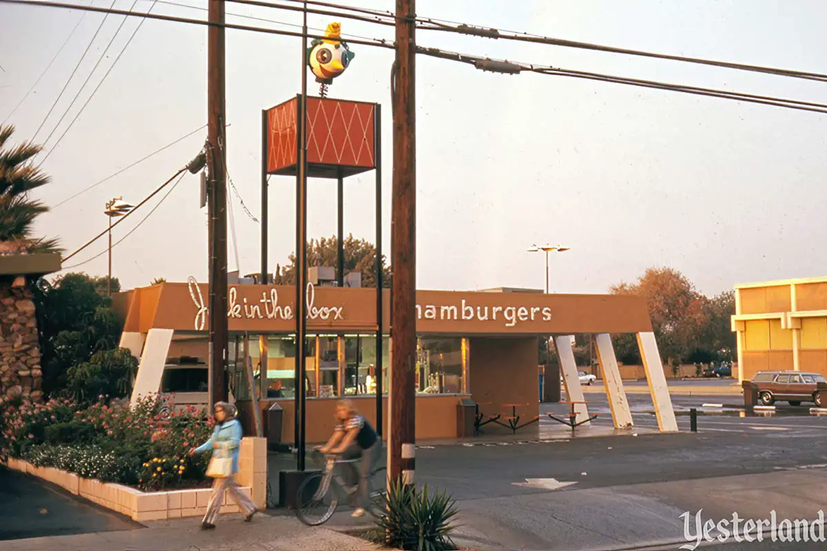 Jack in the Box restaurant on Lincoln Avenue in Anaheim, 1974
