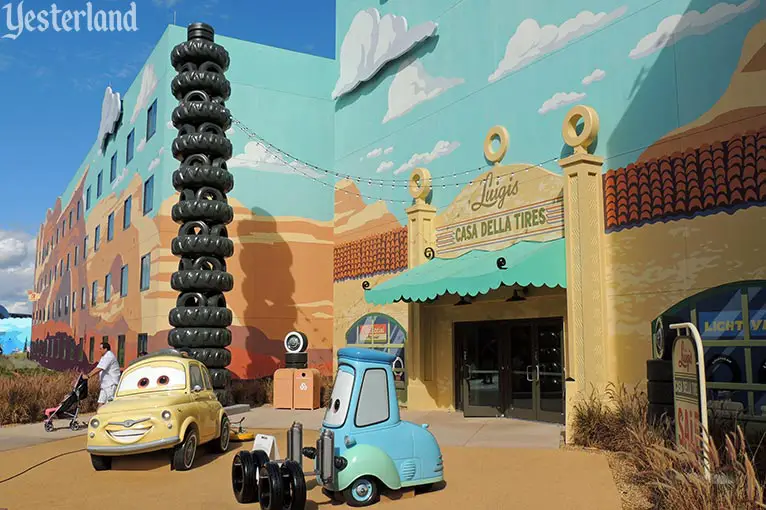 Cars area at Disney’s Art of Animation Resort