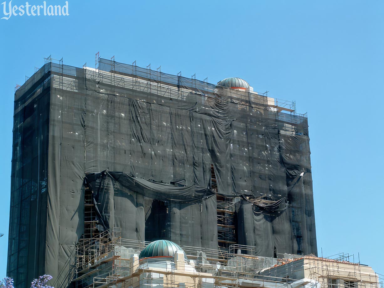 Construction of The Twilight Zone Tower of Terror at Disney’s California Adventure