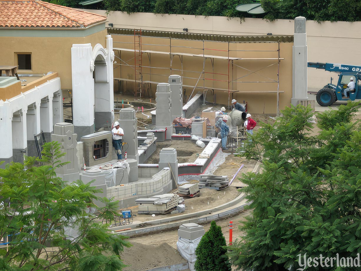 Construction of The Twilight Zone Tower of Terror at Disney’s California Adventure