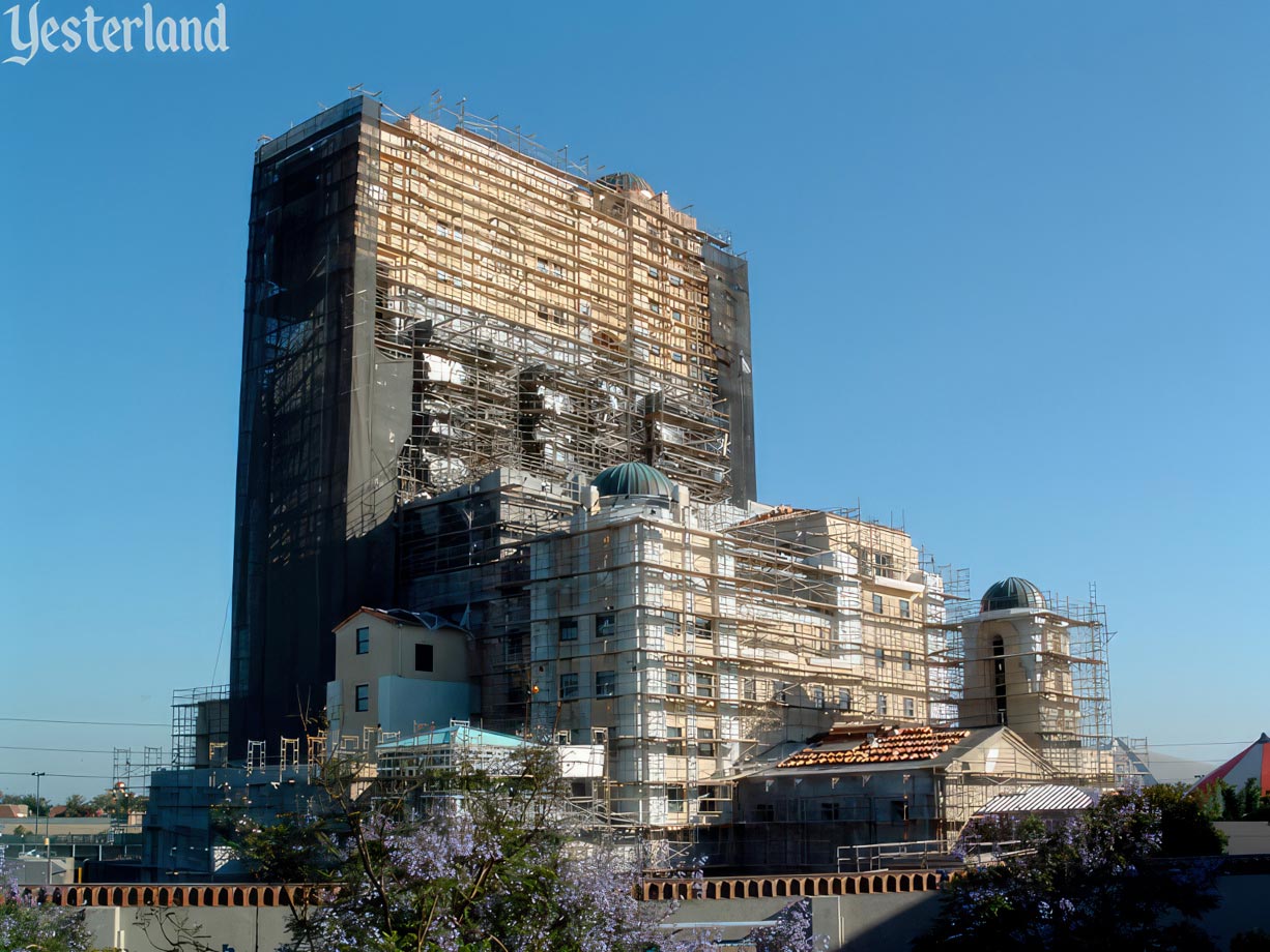 Construction of The Twilight Zone Tower of Terror at Disney’s California Adventure