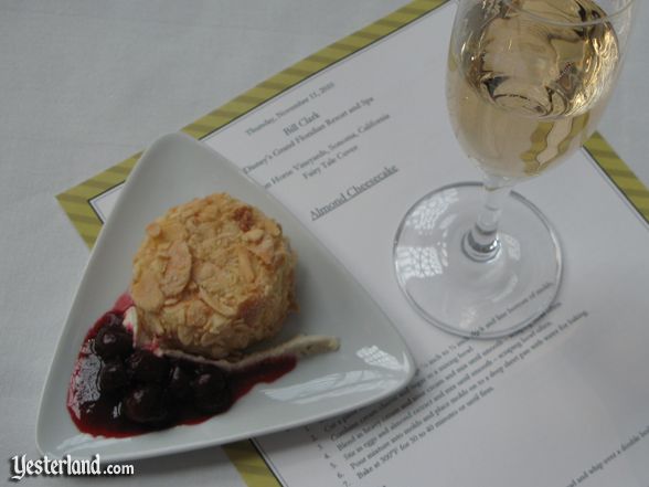 Sample at culinary demo at Epcot Food and Wine Festival, 2010