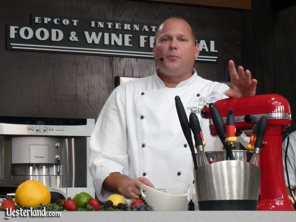 Culinary demo, Epcot Food and Wine Festival, 2011