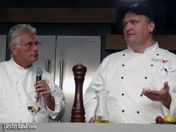 Culinary demo, Epcot Food and Wine Festival, 2011