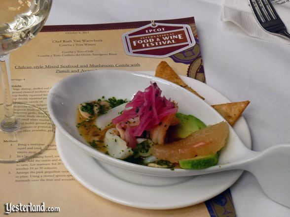 Culinary demo, Epcot Food and Wine Festival, 2011