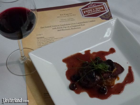 Culinary demo, Epcot Food and Wine Festival, 2011