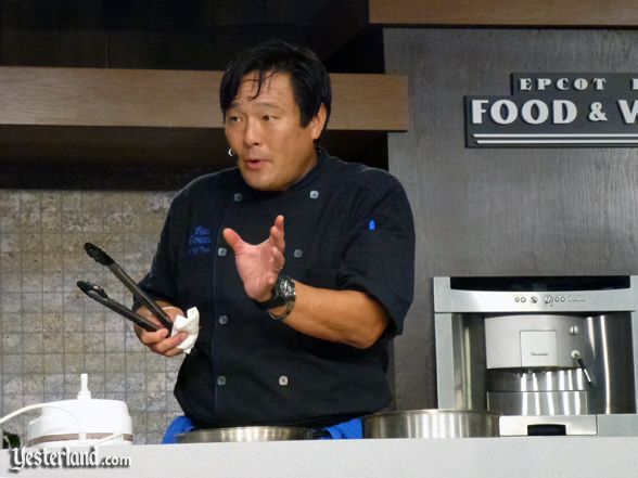 Culinary demo, Epcot Food and Wine Festival, 2011