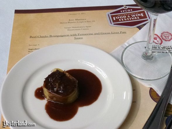 Culinary demo, Epcot Food and Wine Festival, 2011