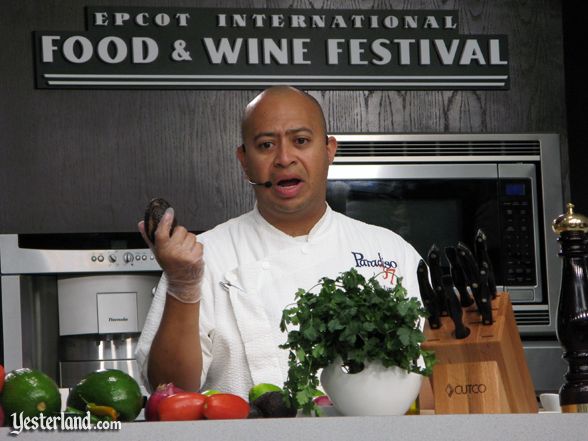 Culinary demo, Epcot Food and Wine Festival, 2011