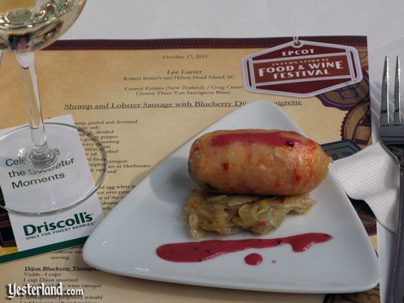 Culinary demo, Epcot Food and Wine Festival, 2011