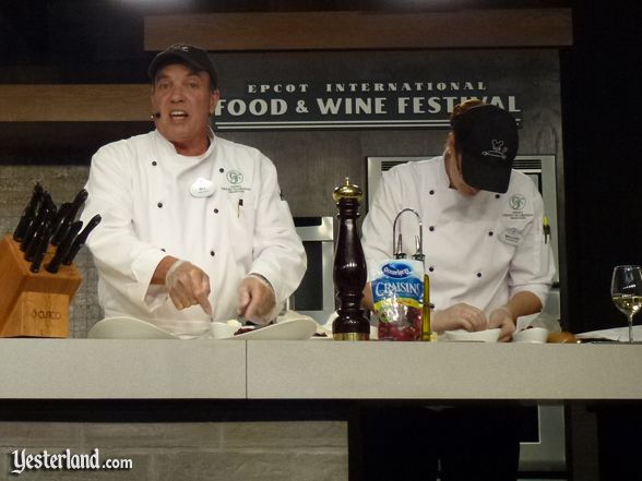 Culinary demo, Epcot Food and Wine Festival, 2011