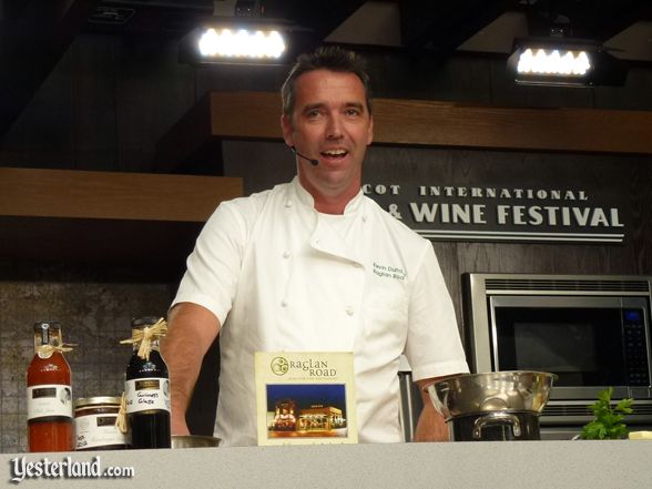 Culinary demo, Epcot Food and Wine Festival, 2011