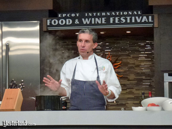 Culinary demo, Epcot Food and Wine Festival, 2012