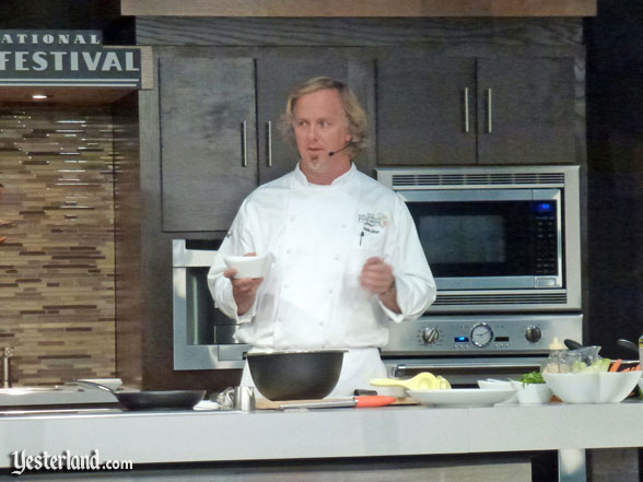 Culinary demo, Epcot Food and Wine Festival, 2012