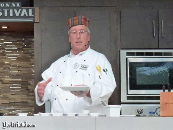 Culinary demo, Epcot Food and Wine Festival, 2012