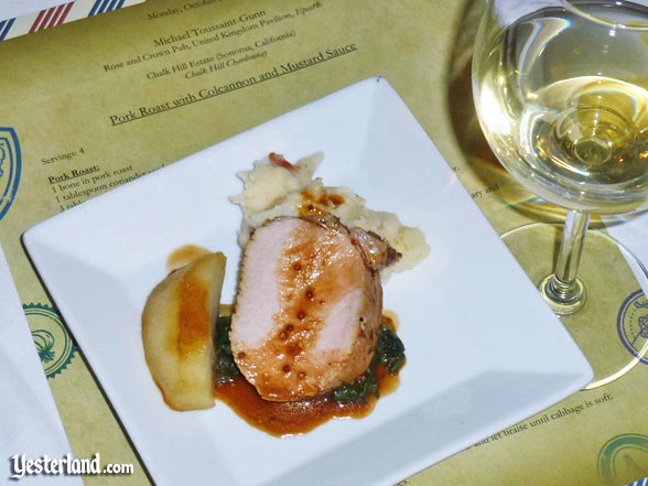 Culinary demo, Epcot Food and Wine Festival, 2012