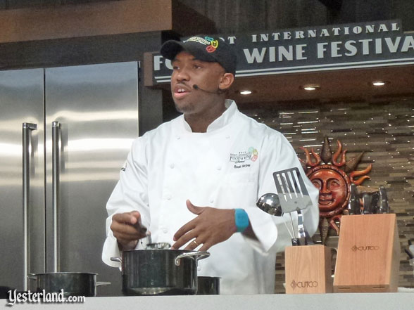 Culinary demo, Epcot Food and Wine Festival, 2012