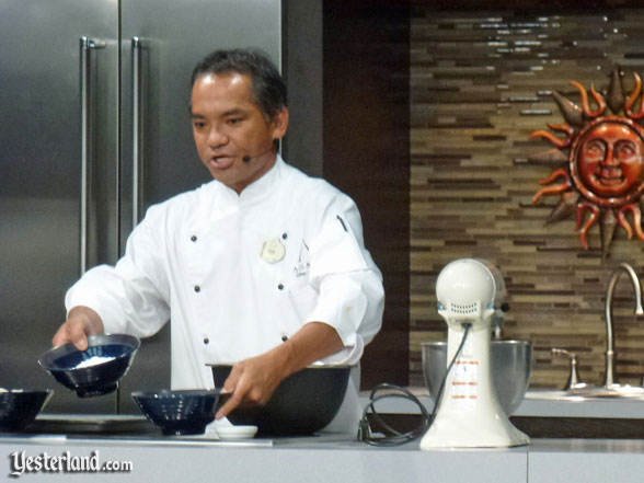 Culinary demo, Epcot Food and Wine Festival, 2012