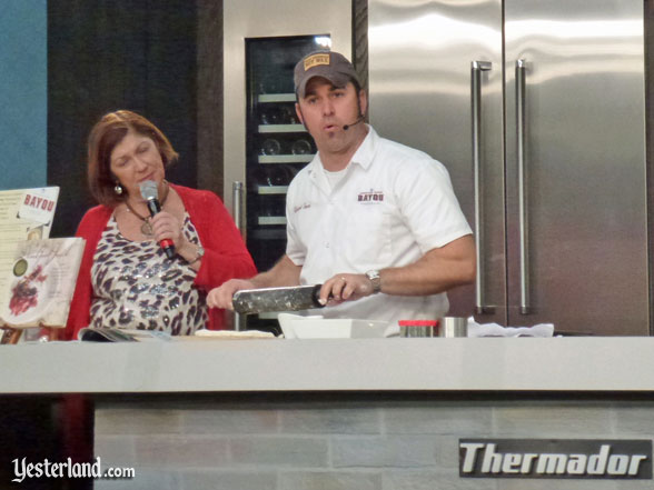 Culinary demo, Epcot Food and Wine Festival, 2012