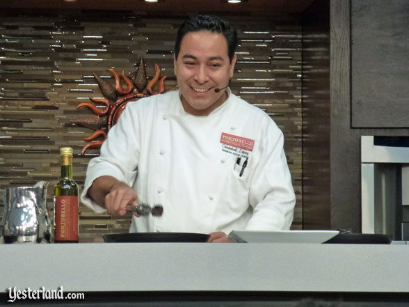 Culinary demo, Epcot Food and Wine Festival, 2012