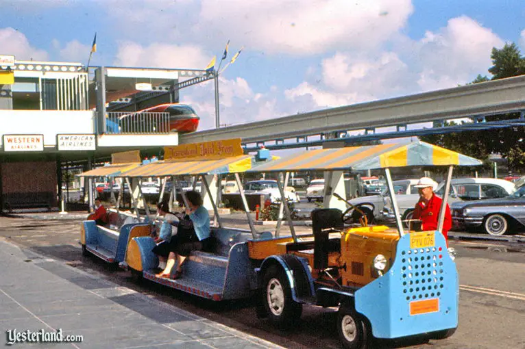 Disneyland Hotel tram history image