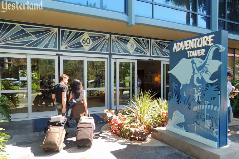 Looking Glass Elevator at the Disneyland Hotel