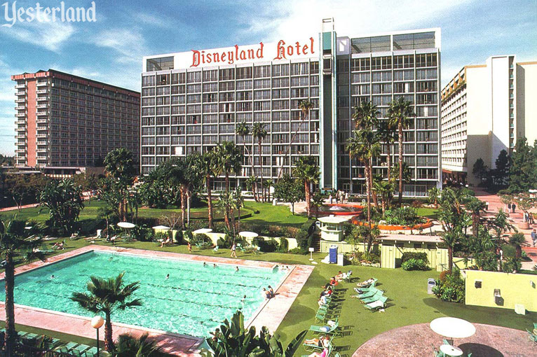 Looking Glass Elevator at the Disneyland Hotel