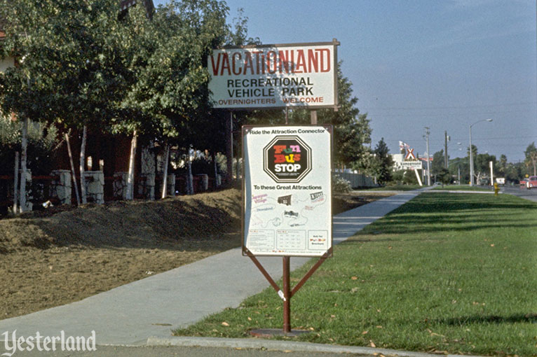 Vacationland RV Park across the street from Disneyland