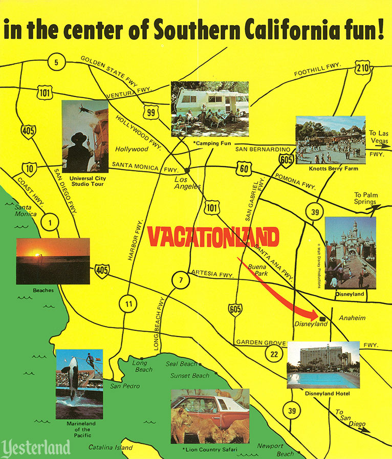 Vacationland RV Park across the street from Disneyland