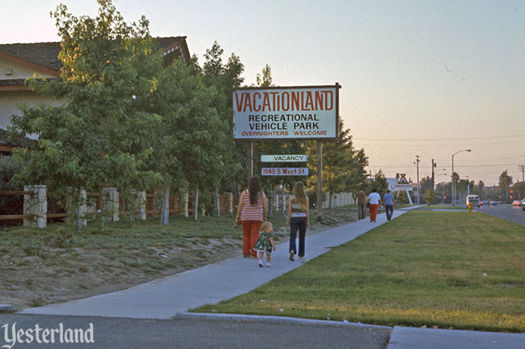 Vacationland RV Park across the street from Disneyland