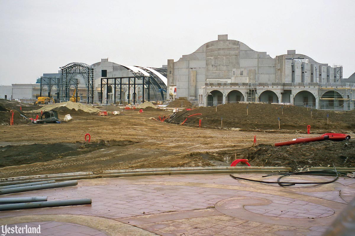 Walt Disney Studios Park under construction