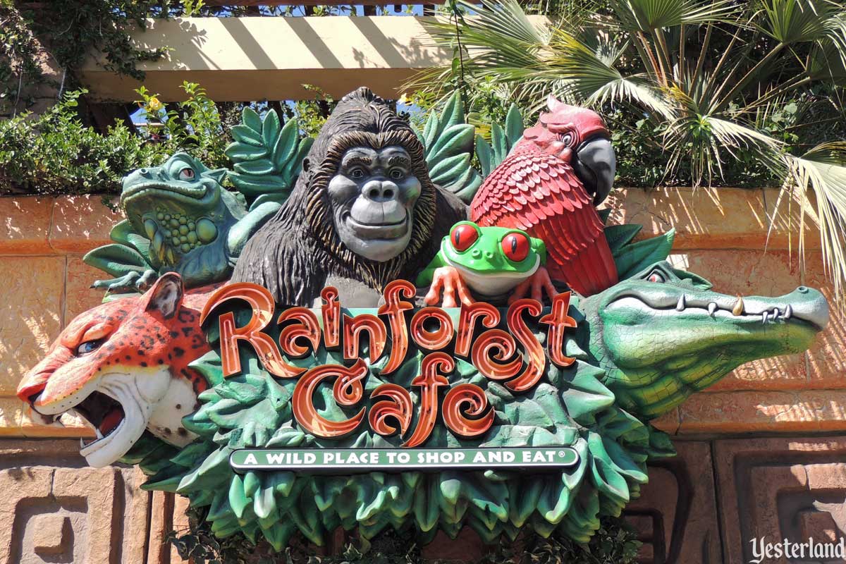 Rainforest Cafe at the Disneyland Resort