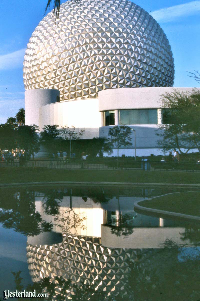 Image for then and now article about Epcot