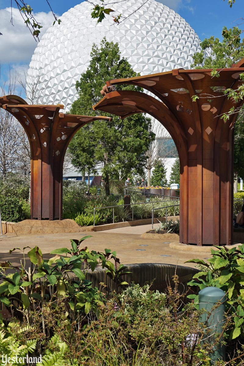 Image for then and now article about Epcot