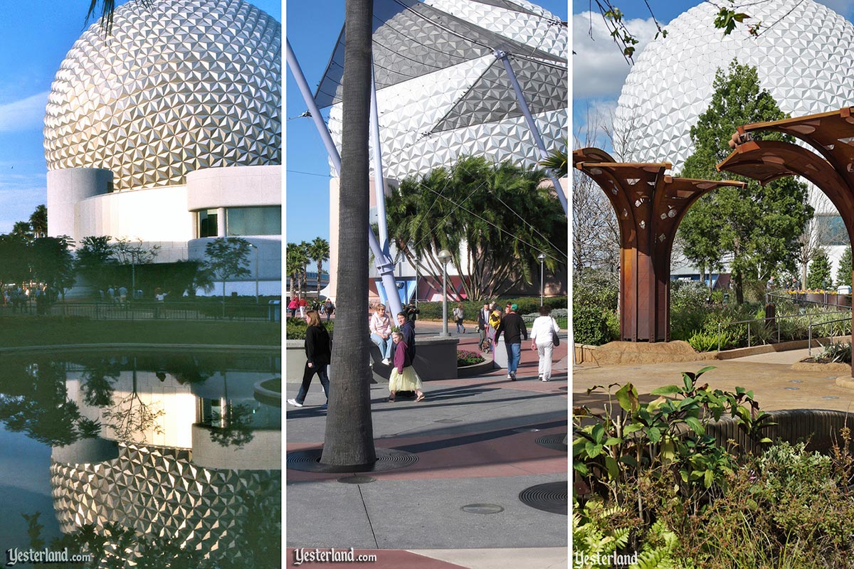 Image for then and now article about Epcot
