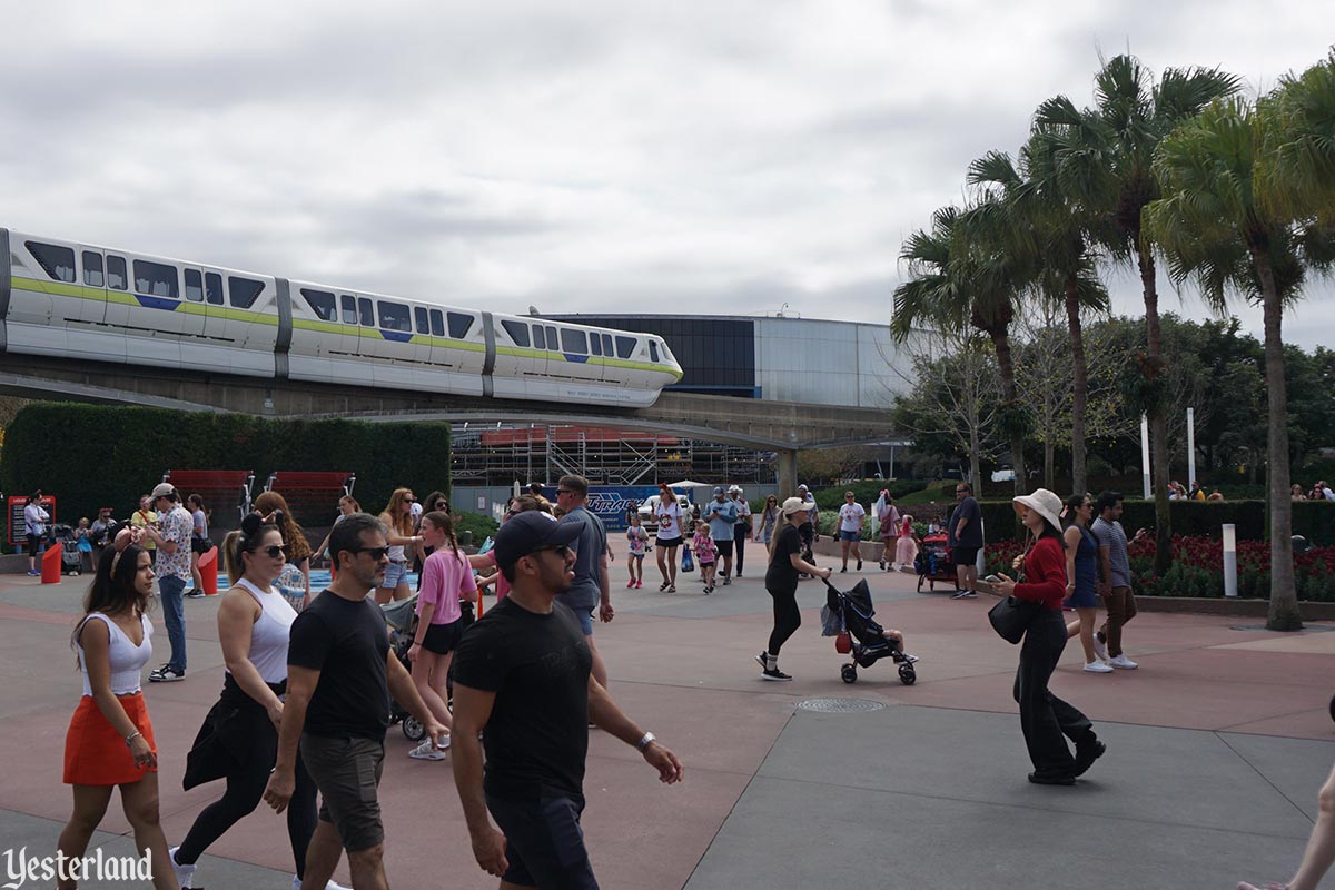 Image for then and now article about Epcot
