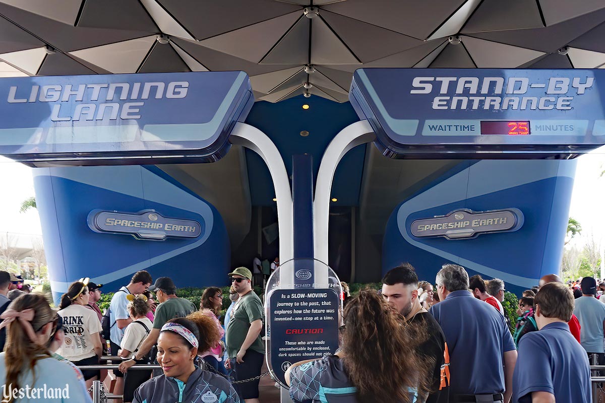 Image for then and now article about Epcot