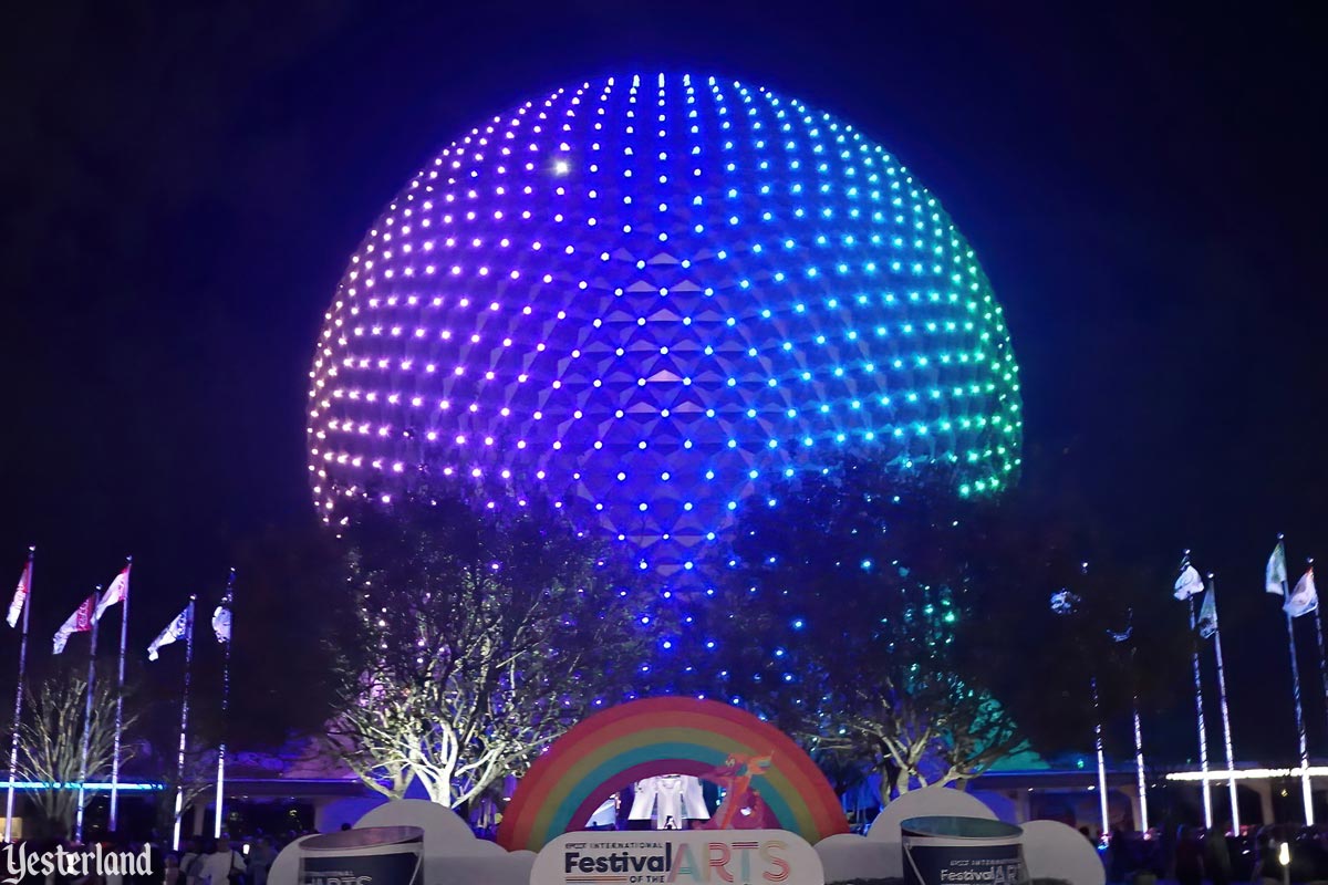 Image for then and now article about Epcot