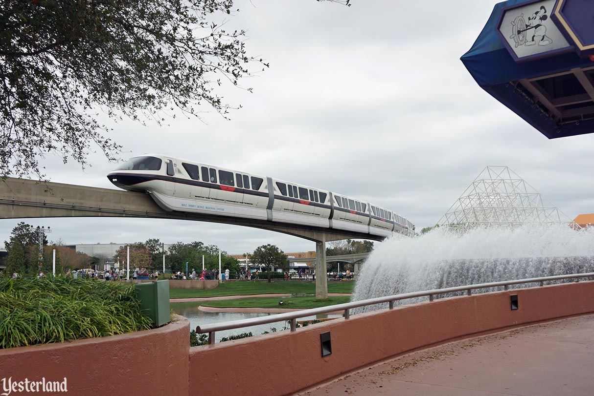 Image for then and now article about Epcot