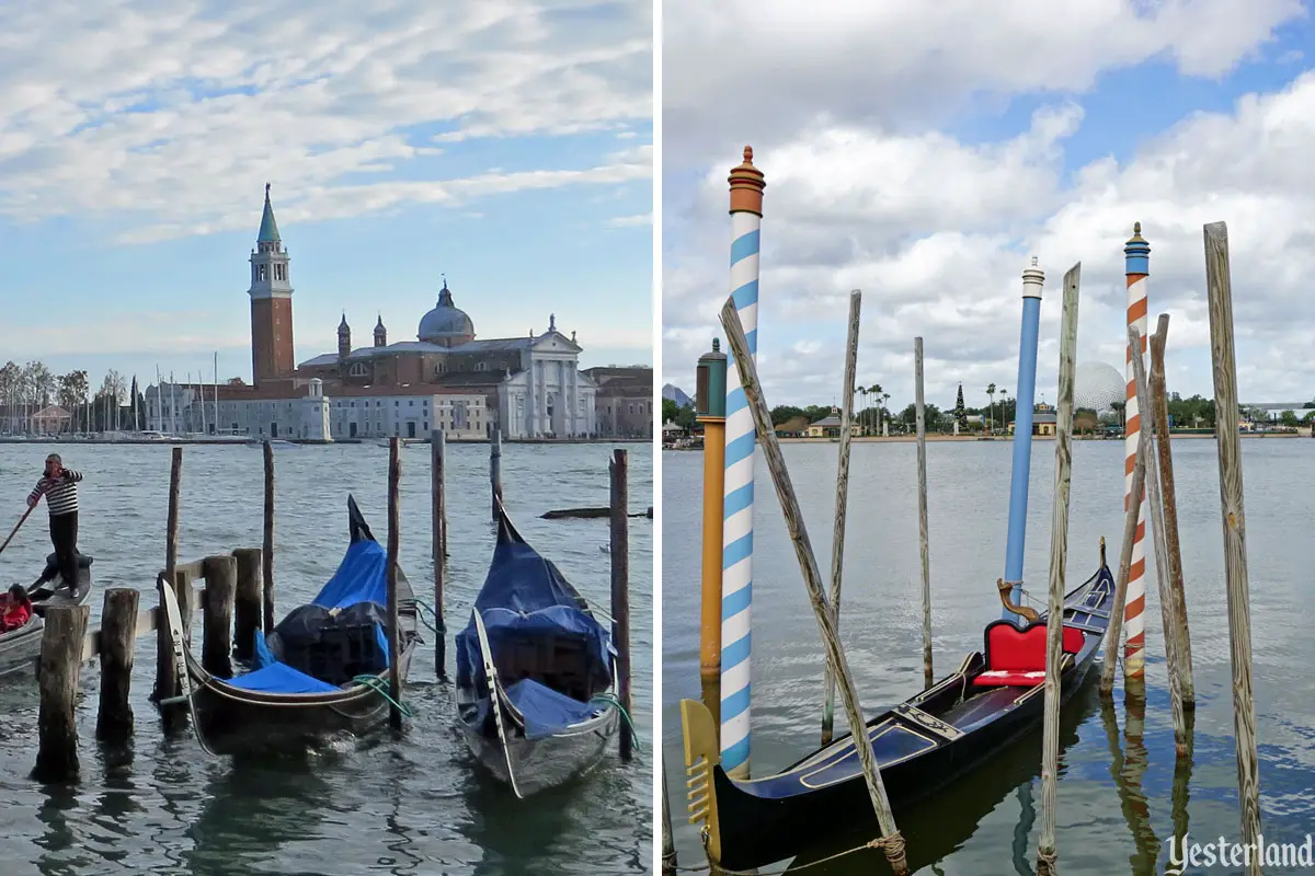Comparing Venice at Epcot and Venice in Italy