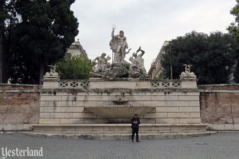 Neptune at Epcot and his Relatives in Rome